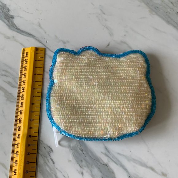 RARE HELLO KITTY SEQUIN POUCH - Picture 2 of 5